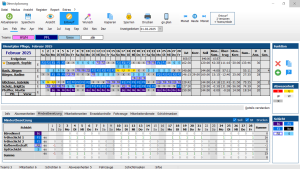 Der Dientplan in CuraSoft