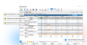 Die LNW Meldung in CuraSoft